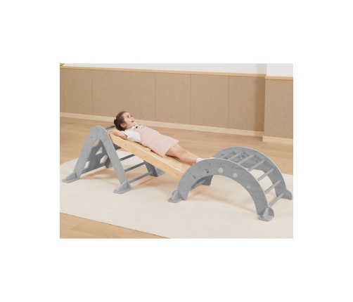 VIGA Drewniana Zjeżdżalnia Prosta Ścianka Wspinaczkowa