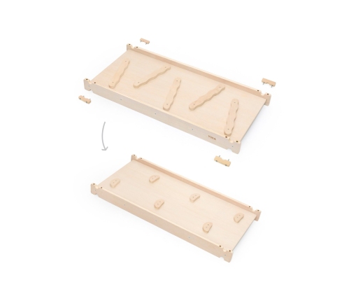 VIGA Drewniana Zjeżdżalnia Prosta Ścianka Wspinaczkowa