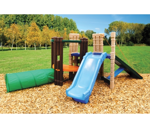 Little Tikes Plac Zabaw Przeplotnia ze Zjeżdżalnią