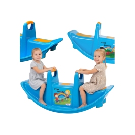 WOOPIE Bujak Wieloosobowy STAR Huśtawka Równoważna Niebieska