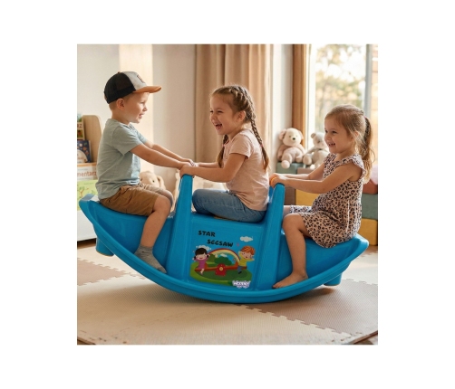 WOOPIE Bujak Wieloosobowy STAR Huśtawka Równoważna Niebieska