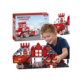WOOPIE Klocki Magnetyczne 3D Zestaw Straż Pożarna 48el. WOOPIE Klocki Magnetyczne 3D Zestaw Straż Pożarna 48el.