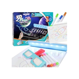 WOOPIE Magnetyczna Tablica 3D Podświetlenie LED do Rysowania WOOPIE Magnetyczna Tablica 3D Podświetlenie LED do Rysowania