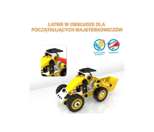 WOOPIE Pojazdy Zestaw Konstrukcyjny 8w1 Klocki STEAM