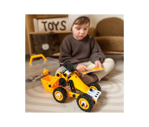 WOOPIE Pojazdy Zestaw Konstrukcyjny 8w1 Klocki STEAM