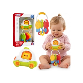Woopie Baby Zabawka Interaktywna Pilot Samochodzik z Kluczykami Grzechotka Gryzak