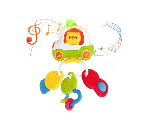 Woopie Baby Zabawka Interaktywna Pilot Samochodzik z Kluczykami Grzechotka Gryzak