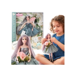 WOOPIE ROYAL Lalka Emi w Eleganckiej Sukni Tiulowej z Kokardą i Bukietem WOOPIE ROYAL Lalka Emi w Eleganckiej Sukni Tiulowej z Kokardą i Bukietem