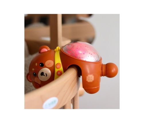 WOOPIE BABY Projektor Gwiazd Rzutnik Lampka Nocna dla Dzieci Miś