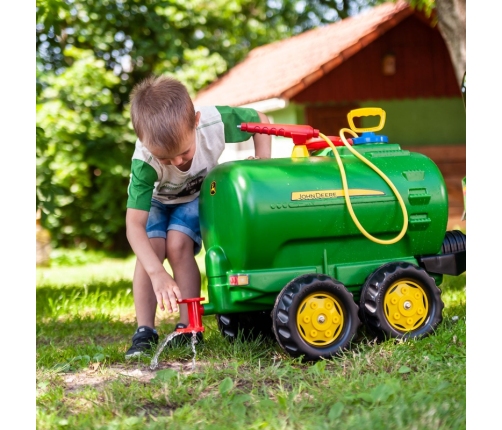 Rolly Toys rollyTanker John Deere cysterna dwuosiowa + pompka