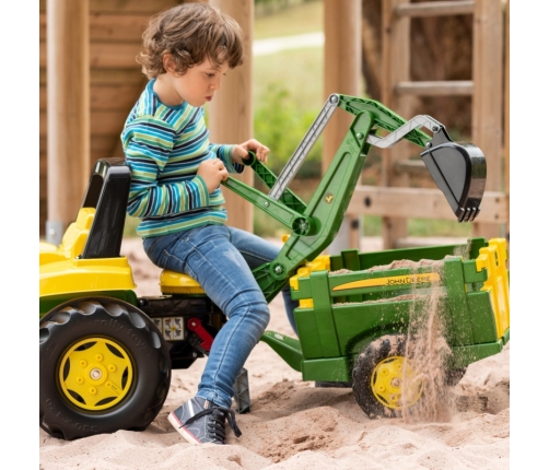 John Deere RollyBackhoe - Koparka Rolly Toys doczepiana łyżka