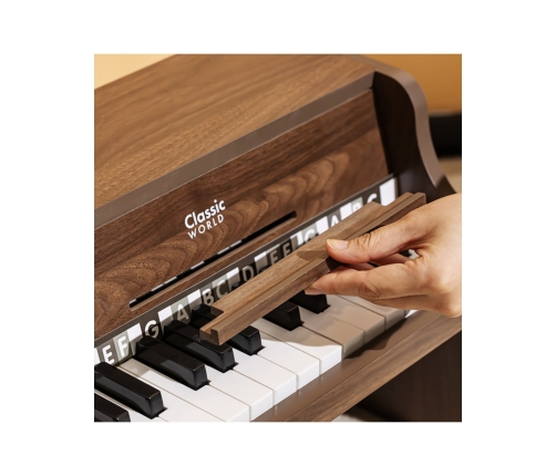 CLASSIC WORLD Drewniane Pianino Klasyczne + Książeczka do Nauki