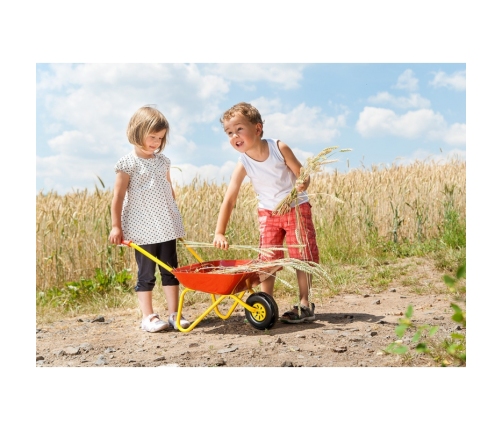 Taczka dla dzieci czerwona metalowa Rolly Toys