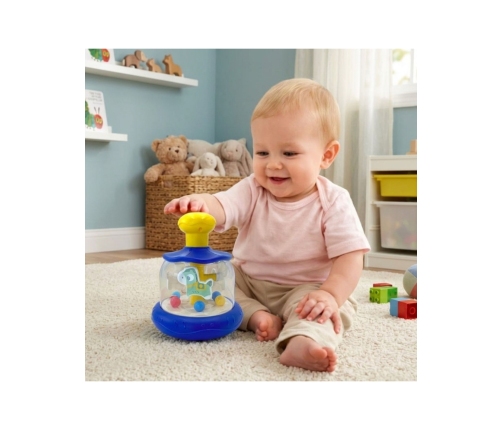 WOOPIE BABY Kolorowe Koniki Niebieski Bączek Karuzela z Kulkami