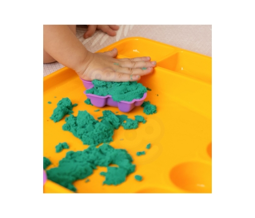 WOOPIE Piasek Kinetyczny 1,2 kg Zestaw XL ZOO Stolik z Foremkami