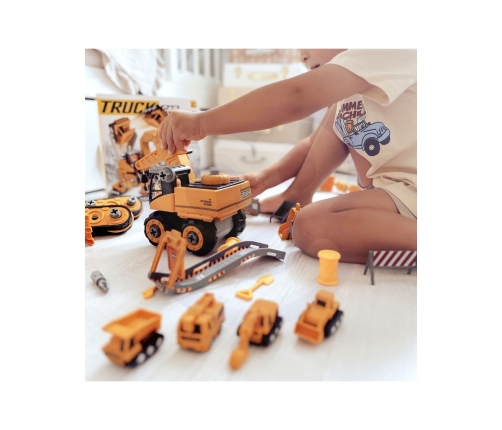 WOOPIE Mega Plac Budowy 5w1 Zestaw XXL do Skręcania DIY