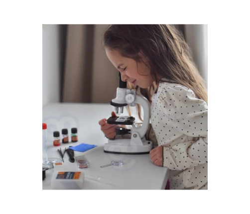 WOOPIE Mikroskop Cyfrowy LED Przybliżenie do 1200x Zestaw XXL z Adapterem do Smartfona