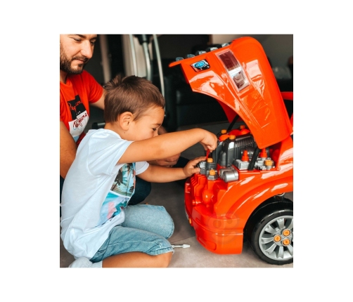 WOOPIE Wielka Ciężarówka Zestaw do Składania Montażu + Akcesoria 61 el.