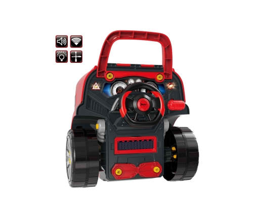 WOOPIE Wielka Ciężarówka Zestaw do Składania Montażu + Akcesoria 61 el.