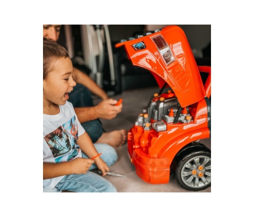 WOOPIE Wielka Ciężarówka Zestaw do Składania Montażu + Akcesoria 61 el.