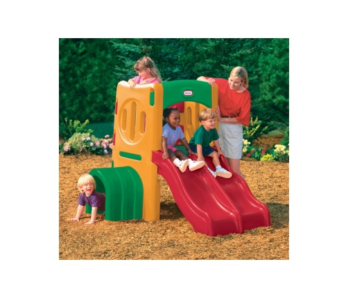 Małpi gaj z podwójną zjeżdżalnią Little Tikes