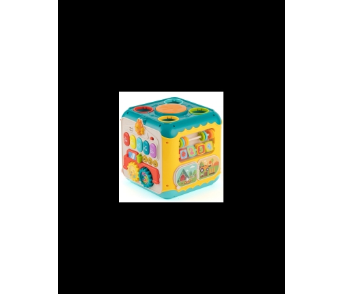 WOOPIE BABY Wielofunkcyjna Kostka Aktywności Montessori 6w1 - 18m+