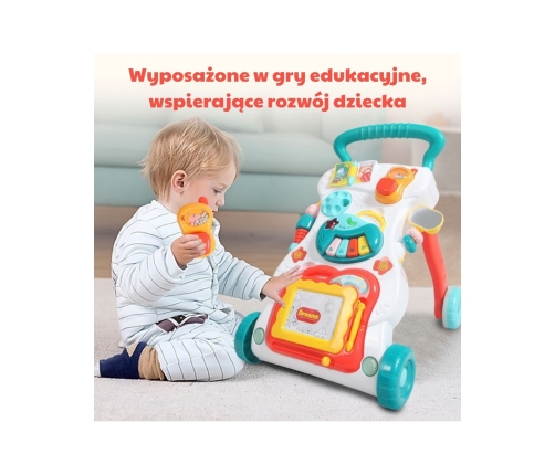 WOOPIE BABY Grający Chodzik z Znikopisem