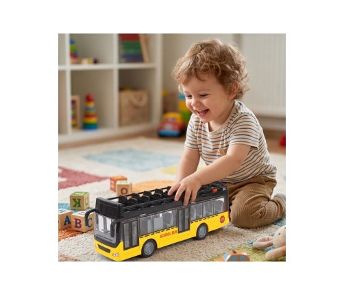 WOOPIE Autobus ze Światłami i Otwieranymi Drzwiami