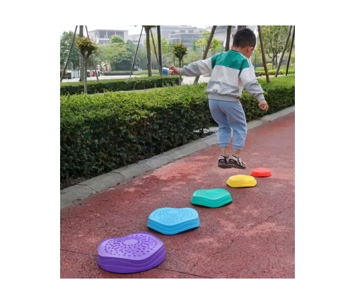 WOOPIE Ścieżka Sensoryczna Kamienie Balansujące dla Dzieci Trening Równowagi 5 szt.