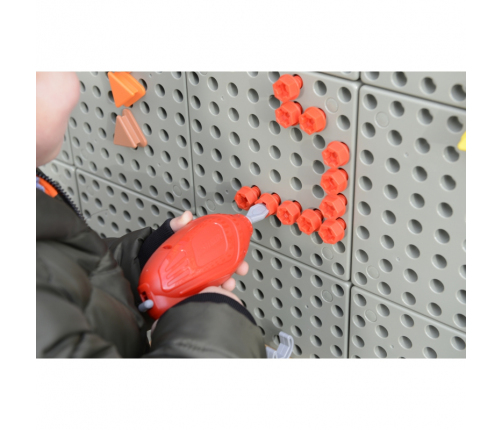 MASTERKIDZ Zestaw Narzędzia Z Wkrętarką 8 Elementów Do Tablicy Naukowo-Kreatywnej STEM