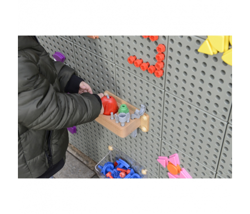 MASTERKIDZ Zestaw Narzędzia Z Wkrętarką 8 Elementów Do Tablicy Naukowo-Kreatywnej STEM