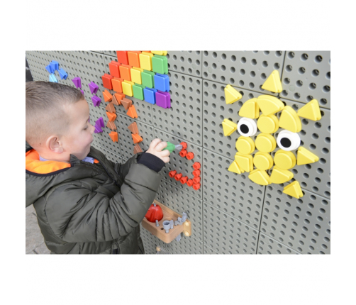 MASTERKIDZ Zestaw Narzędzia Z Wkrętarką 8 Elementów Do Tablicy Naukowo-Kreatywnej STEM