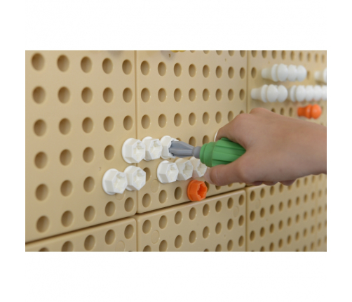 MASTERKIDZ Zestaw Narzędzia Z Wkrętarką 8 Elementów Do Tablicy Naukowo-Kreatywnej STEM