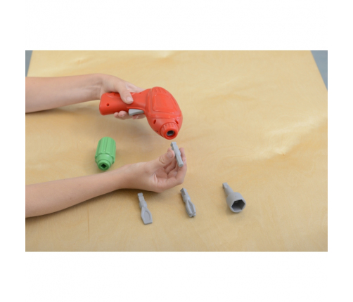 MASTERKIDZ Zestaw Narzędzia Z Wkrętarką 8 Elementów Do Tablicy Naukowo-Kreatywnej STEM