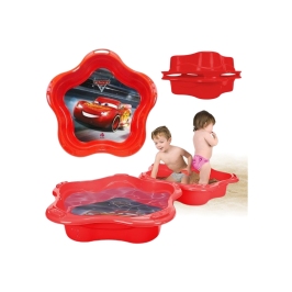 INJUSA Piaskownica Basen Muszelka 4w1 Cars/Auta