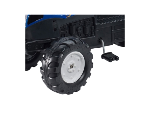 FALK Traktor na Pedały New Holland Duży z Przyczepką od 3 lat