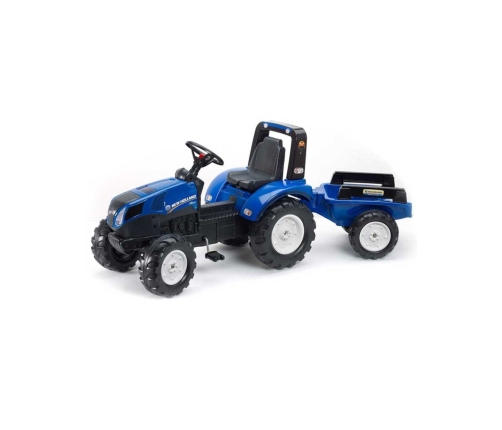 FALK Traktor na Pedały New Holland Duży z Przyczepką od 3 lat