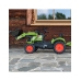 Falk Traktor Claas z Przyczepą i Łyżką na pedały