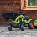 Falk Traktor Claas z Przyczepą i Łyżką na pedały