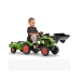 Falk Traktor Claas z Przyczepą i Łyżką na pedały