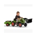 Falk Traktor Claas z Przyczepą i Łyżką na pedały