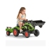 Falk Traktor Claas z Przyczepą i Łyżką na pedały