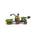 FALK Traktor CLAAS na Pedały z Przyczepą, Łyżką i Spychaczem od 3 Lat