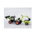 Трактор с педалями с ковшом и прицепом FALK CLAAS Farmer