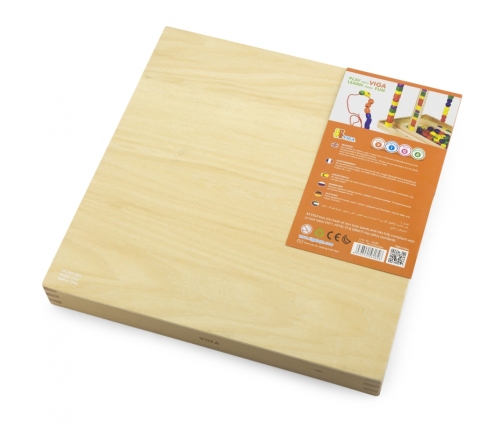 VIGA Drewniana Gra edukacyjna Logiczne koraliki  104 elementy Montessori