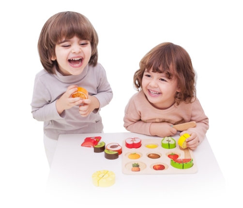 CLASSIC WORLD Zestaw do Krojenia Owoców na Rzepy MONTESSORI 20 el.