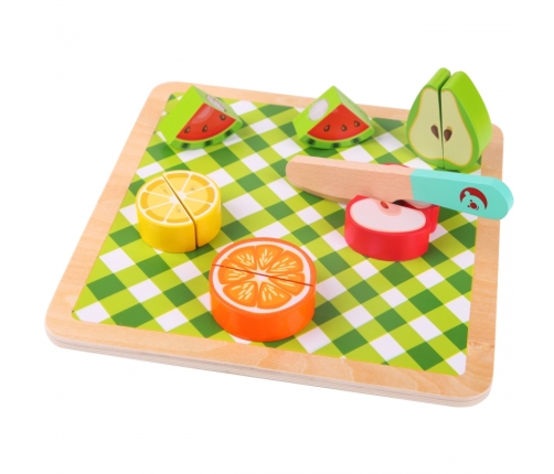 CLASSIC WORLD Zestaw do Krojenia Owoców na Rzepy MONTESSORI 20 el.