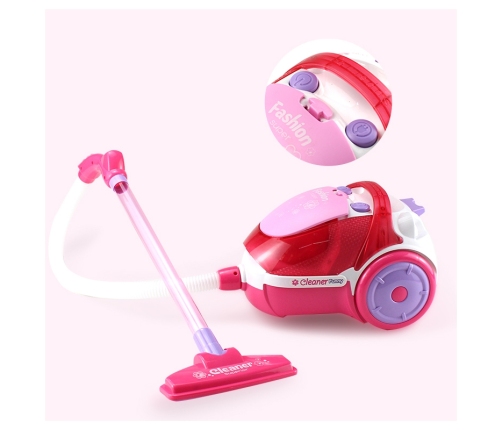 WOOPIE Odkurzacz dla Dzieci z Funkcją Wciągania Różowy