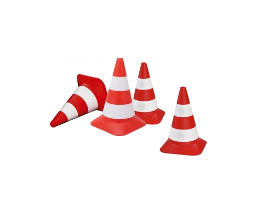 BIG Pachołki drogowe Zestaw 4 pachołków