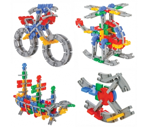 WOOPIE Zestaw Konstrukcyjnych Klocków w Skrzynce 320 szt.